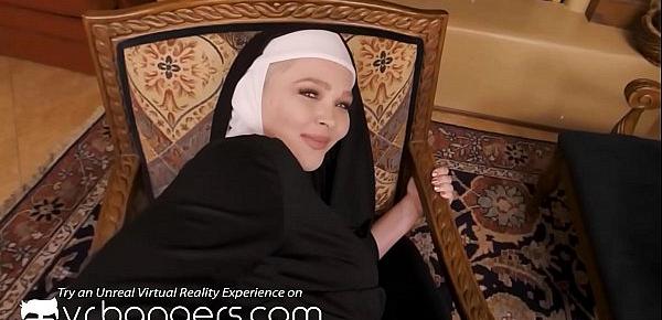  VR BANGERS Naughty Nun Gets Caught Masturbating